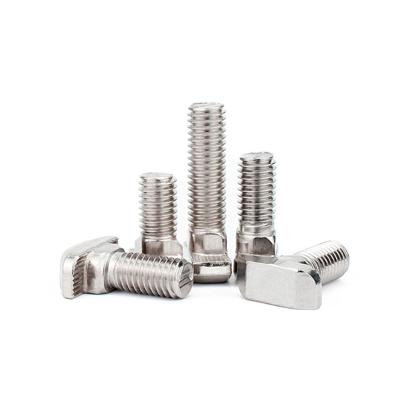 DIN186 T-hodebolter i rustfritt stål med firkantede halsbolter DIN186 T-hodebolter i rustfritt stål med firkantede halsbolter
