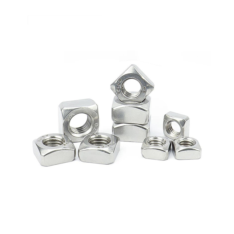 DIN 562 rustfritt stål firkantede tynne muttere DIN 562 rustfritt stål firkantede tynne muttere