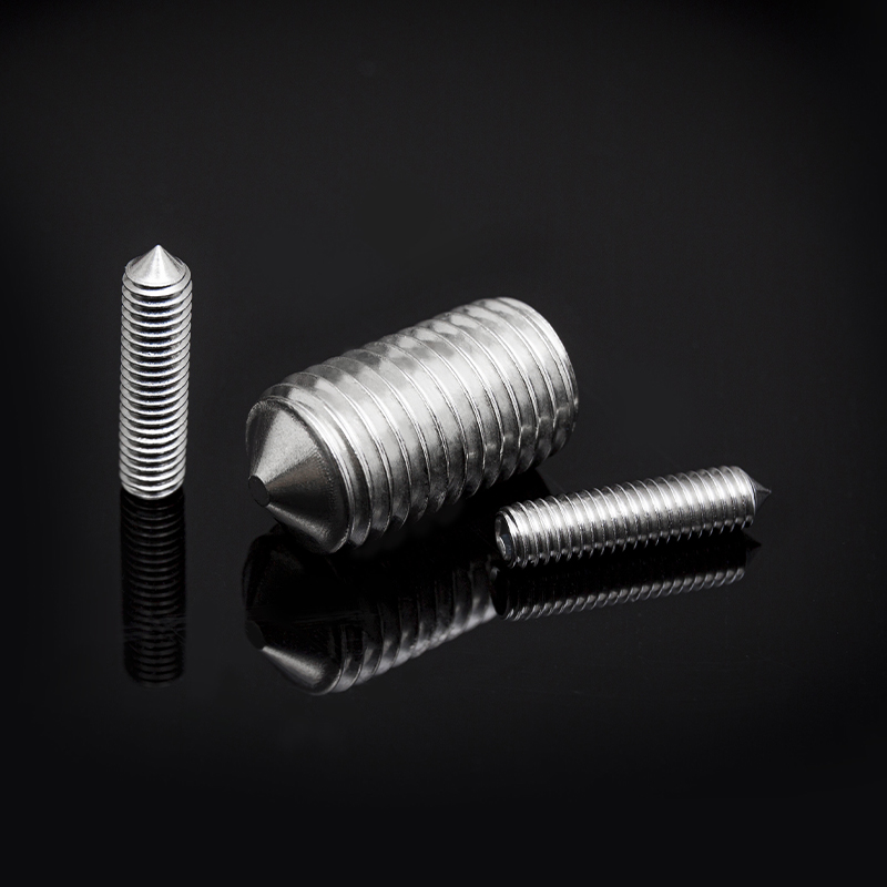 DIN914 Sekskantskruer i rustfritt stål med kjeglespiss