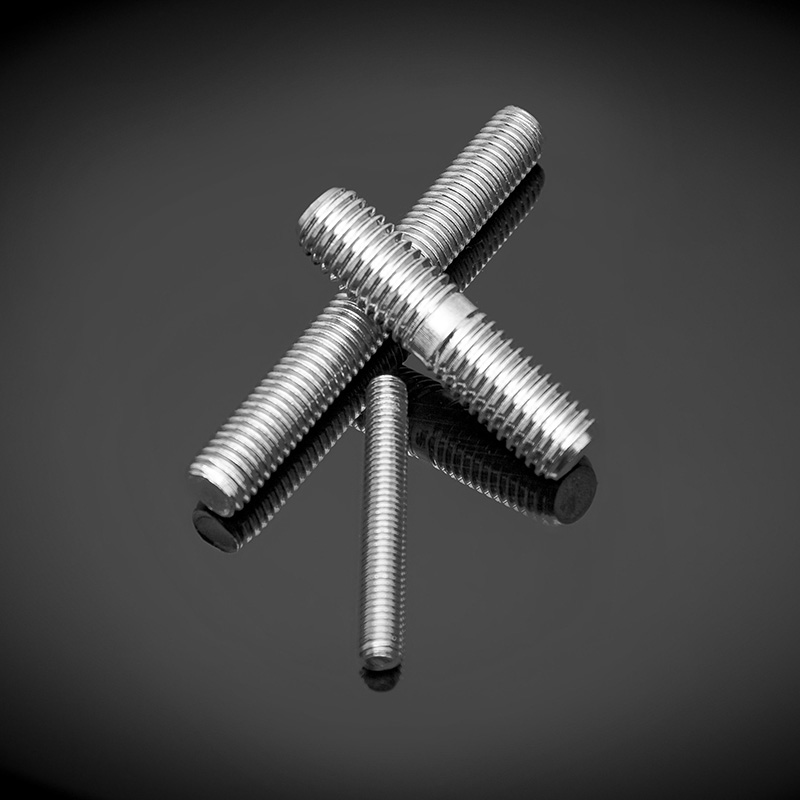 DIN 835 rustfritt stål med dobbel ende