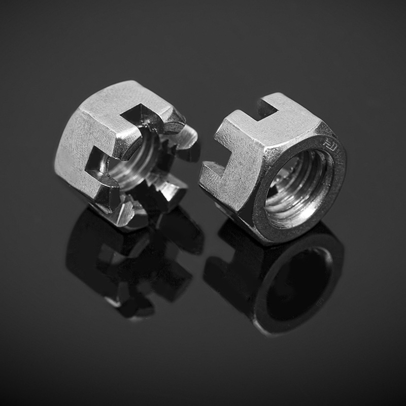 DIN 439 Rustfritt stål Avfasede, tynne sekskantmuttere